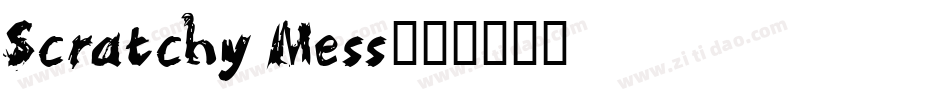 Scratchy Mess字体转换